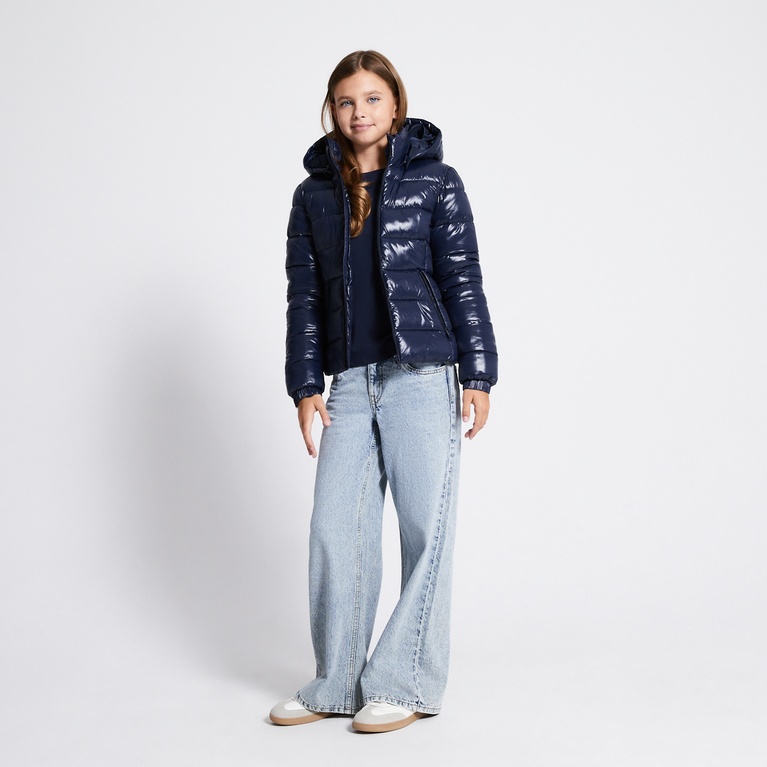 Short puffer jacket "Nikki star" Navy